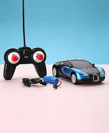 Playzu  Battery Operated RC Car Toy - Blue & Black