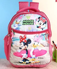 Disney Minnie Mouse Kids School Bag Blue & Pink  14 Inches