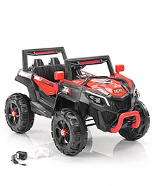 Kidz Auto Battery Operated Ride on Car With Light & Music J6188 Car- Red