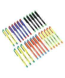 Luxor Gel Pens Pack of 25 - Multicolor