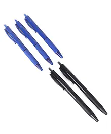 Pilot Bp1Rt Ball Pens Pack Of 5 - Blue & Black