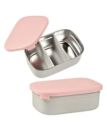 Beaba Stainless Steel Lunch Box - Pink