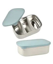 Beaba Stainless Steel Lunch Box - Blue