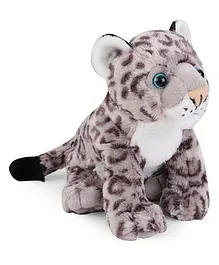 Wild Republic Baby Snow Leopard Soft Toy Grey - 30 cm