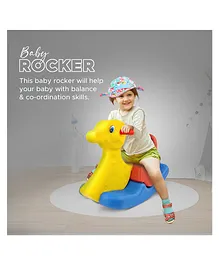 NHR Deer Shaped Baby Rocker - Multicolor