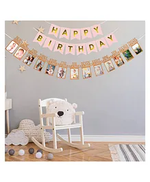 AMFIN Banner Birthday Decoration Photo Banner - Multicolour