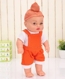 Speedage Happy Singh Junior Doll Orange - Height 23 cm