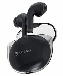 Portronics POR 1654 Harmonics Twins S4 Smart TWS Earbuds - Black