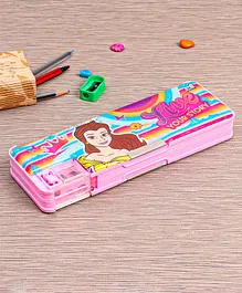 Disney Princess Dual Sided Pencil Box Live Your Story Print - Pink