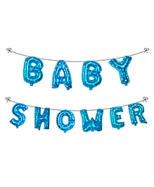 AMFIN Baby Shower Letter Foil Balloons Decoration Material - Blue