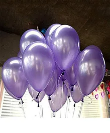 AMFIN Metallic Balloons Light Purple - Pack of  200
