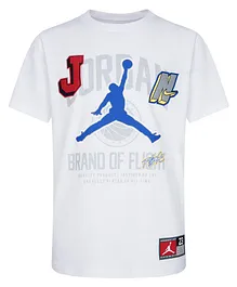 JORDAN Kids Short Sleeves Gym 25 Tee - White