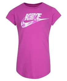 Nike Half Sleeves Cloud Wash Tee - Purple