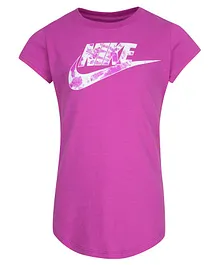 Nike Half Sleeves Cloud Wash Tee - Purple