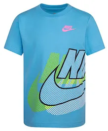 Nike Half Sleeves Futura Sidewinder Tee - Blue