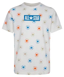 Converse Half Sleeves All Star Aop Tee - Beige