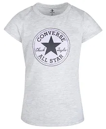 Converse Short Sleeves Chuck Patch Gfx Tee - Grey