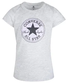 Converse Short Sleeves Chuck Patch Gfx Tee - Grey
