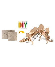 LIME SHADES 3D Model of Styracosaurus Dinosaur - Beige