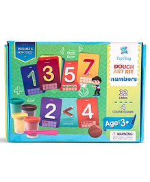 PepPlay Dough Art Kit Alphabets Multicolour - 32 Cards