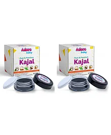 Adore Baby Pure & Premium Kajal USDA Certified Organic Ingredients Pack of 2 - 8 g each