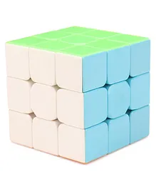 High Speed 3x3 Stickerless Rubik Cube - Multicolour