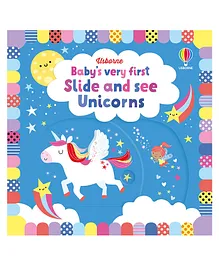 Usborne Babys Very First Slide & See Unicorns - English