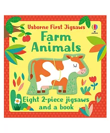 Usborne First Jigsaws Farm Animals Activity Book - English