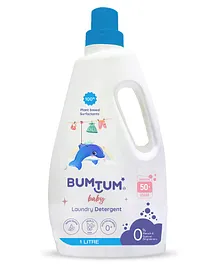Bumtum Baby Laundry Detergent Plant Based Paraben & Sulfate Free Formula - 1 Ltr