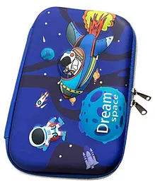 Sanjary Dream Space Empty Pencil Pouch Pack of 1 (Colour & Design May Vary)