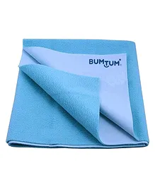 Bumtum Dry Sheet Instadry Leakproof Baby Bed Protector Small  - Blue