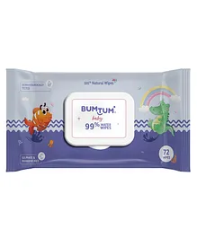 Bumtum Water Wipes- 72 Wipes