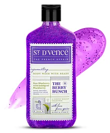 St. D'vence The Berry Bunch Body Wash with Salicylic Acid Beads Sulphates & Paraben Free - 300 ml