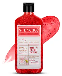 St. D'vence The Bliss Berry Body Wash with Salicylic Acid Beads Sulphates & Paraben Free - 300 ml