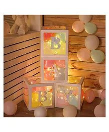 AMFIN Box Boy Baby Shower Decoration Kit - Pack of 33