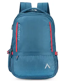Aristocrat Regal Laptop Backpack (E) Blue - Height 19 Inches