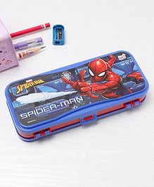 Marvel Spider Man Dual Compartment Pencil Box- (Color & Print May Vary)