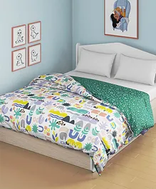 Smartsters Oodles of Doodles Double Bed Dohar - Multi Color