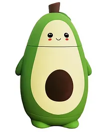 Negocio Avocado Design Water Bottle For Kids Vacuum Flask Glass Drinking Cup Water Drinking Portable Creative Bottle For Children (Color May Vary)- 280 ml