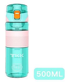 Negicio Removable Strainer Fast Flow Flip Top Leakproof Durable BPA Free Water Bottle 500 ml (Colour May Vary)