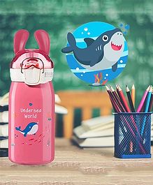 NEGOCIO Cartoon Design Double Walled Vacuum Insulated Stainless Steel Bottle Colour May Vary - 530 ml