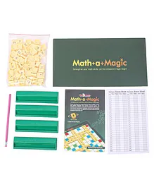 Toymate Math-A-Magic Mental Maths Learning Equations Board Game Puzzle - Multicolour