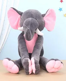 Playtoons Hanging Elephant Soft Toy Grey - Length 62 cm