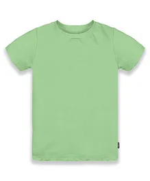 Kiddopanti Half Sleeve Solid Tee - Pastel Green
