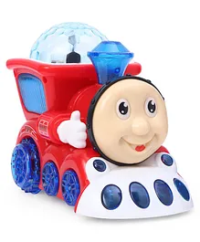 House of Kids Musical Light Toy Train - Red