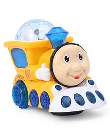 House of Kids Musical Light Toy Train - Yellow