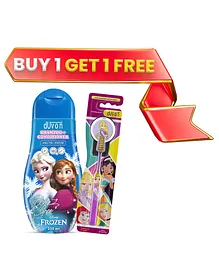 DUVON Disney Frozen 2-in-1 Shampoo & Conditioner with Tangled Toothbrush - 250 ml