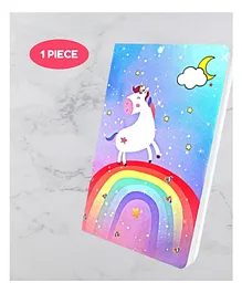 Puchku Unicorn Theme Ruled A5 Notebook  - 50 Pages