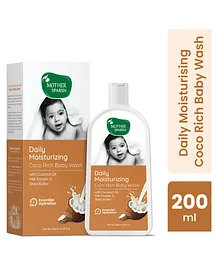 Mother Sparsh Daily Moisturising Coco Rich Baby Wash - 200 ml