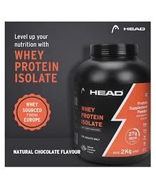 HEAD Whey Protein Powder Isolate Natural Chocolate - 2 Kg
